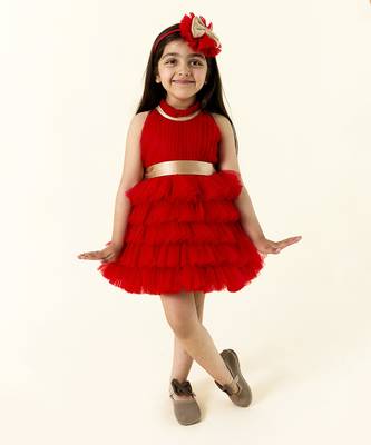 Rubellite Red Princess Dress 2