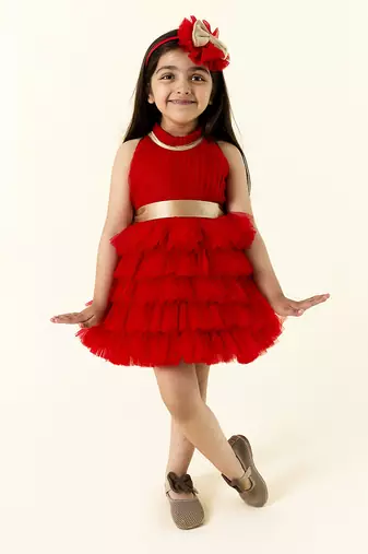 Rubellite Red Princess Dress