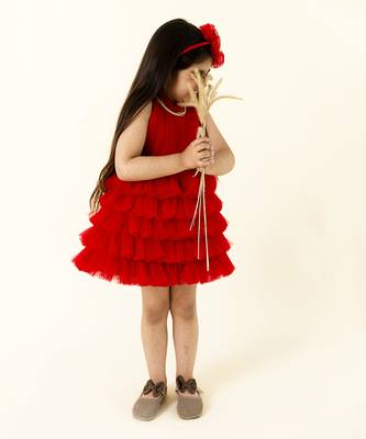 Rubellite Red Princess Dress 3