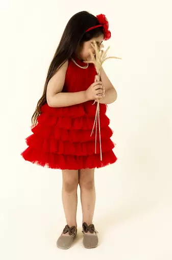 Rubellite Red Princess Dress