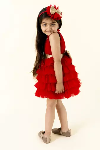 Rubellite Red Princess Dress