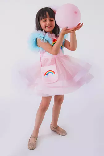 Rainbow Baby Pink Dress