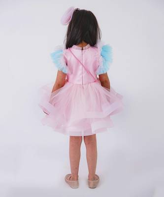 Rainbow Baby Pink Dress 5