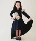 Black Darcy High Low Gown