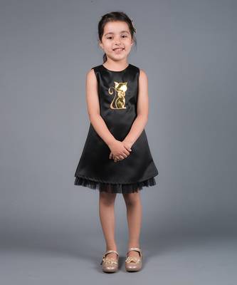 Black Alley A Line Dress 1
