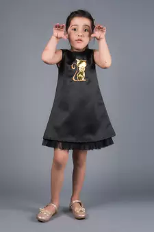 Black Alley A Line Dress