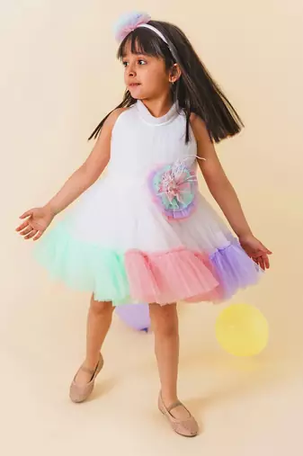 Hazel Unicorn Colour Dress