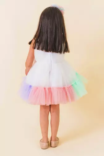 Hazel Unicorn Colour Dress