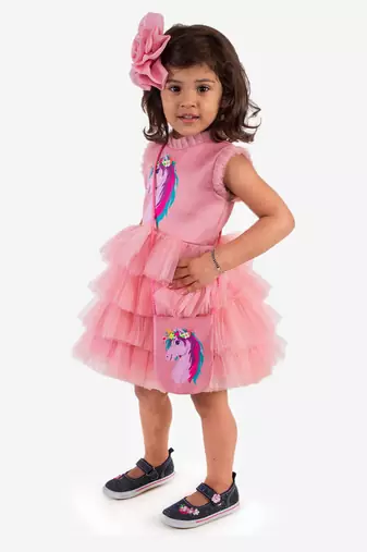 Unicorn Peach Dress