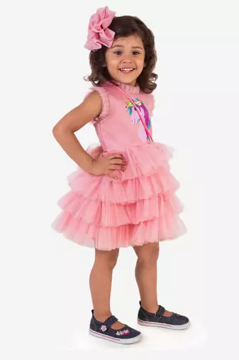 Unicorn Peach Dress