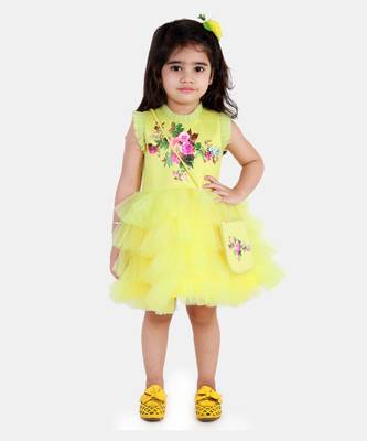 Floral Yellow Dress 1