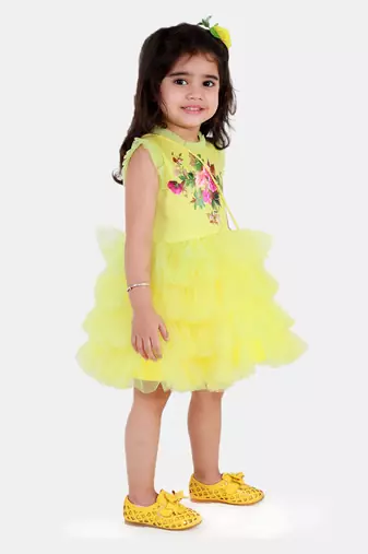 Floral Yellow Dress