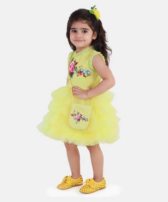 Floral Yellow Dress 3