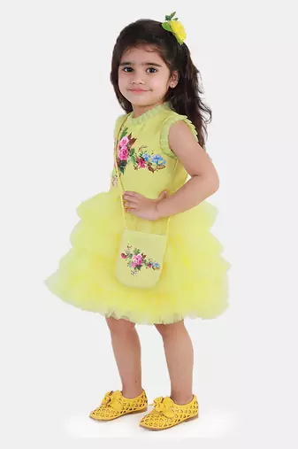 Floral Yellow Dress