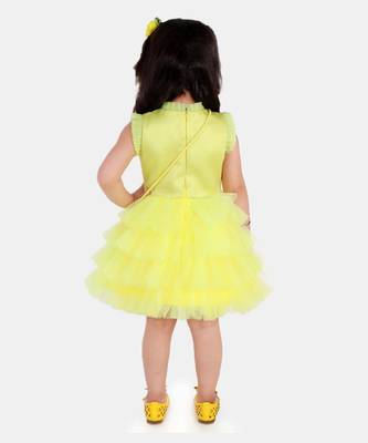 Floral Yellow Dress 4