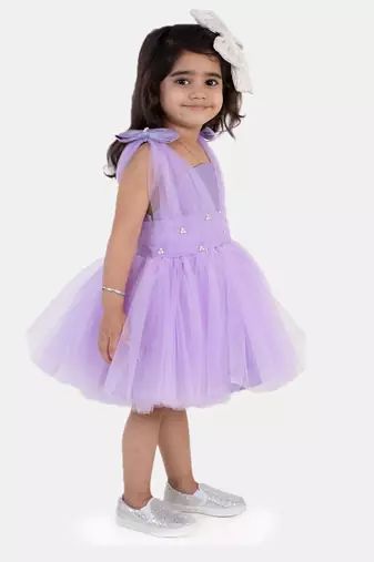 Purple Ruffaello Dress
