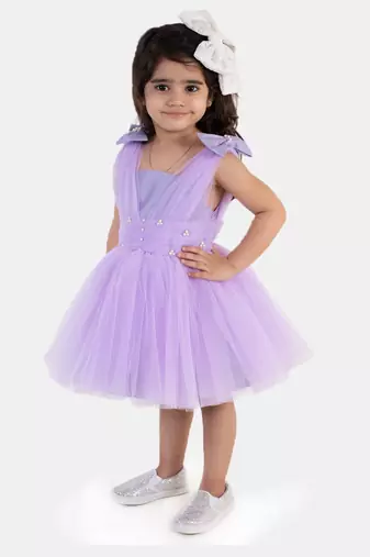 Purple Ruffaello Dress