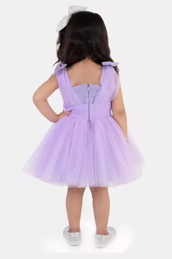 Purple Ruffaello Dress