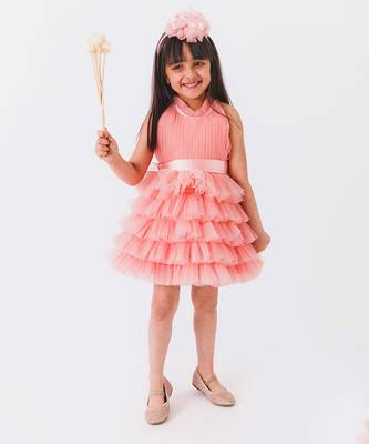 Stella Peach Dress 1