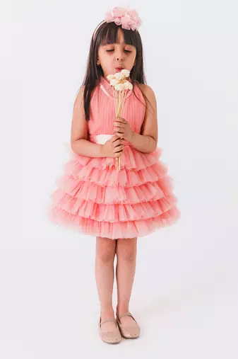 Stella Peach Dress