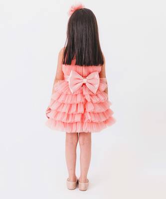 Stella Peach Dress 5