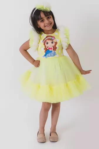 Mermaid Yellow Dress