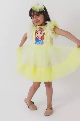 Mermaid Yellow Dress