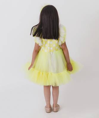 Mermaid Yellow Dress 4