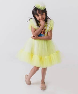 Mermaid Yellow Dress 5