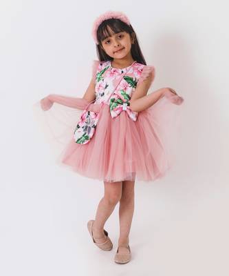 Pink Zoe Floral Dress 2
