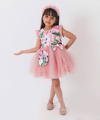 Pink Zoe Floral Dress 3