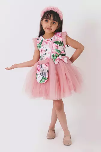 Pink Zoe Floral Dress