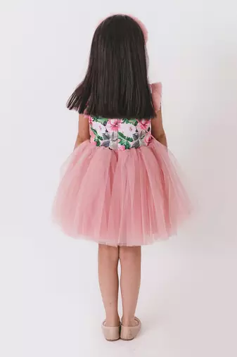 Pink Zoe Floral Dress