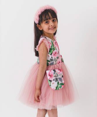 Pink Zoe Floral Dress 5
