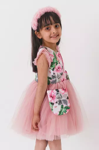 Pink Zoe Floral Dress