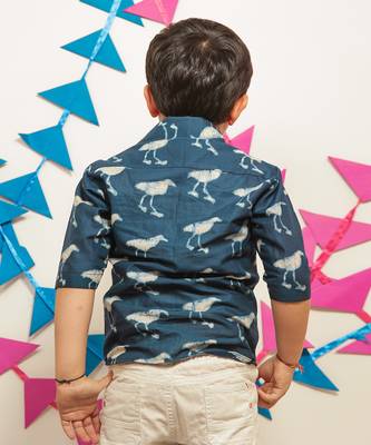 Indigo Blue Shirt 4