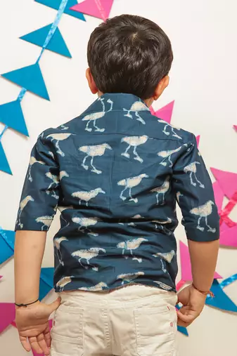 Indigo Blue Shirt
