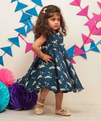 Indigo Blue Frock 1