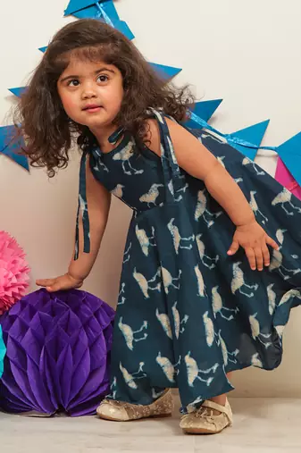 Indigo Blue Frock