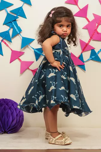 Indigo Blue Frock