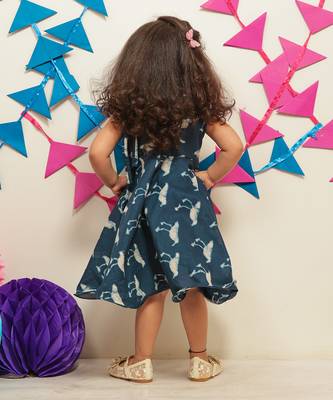 Indigo Blue Frock 5