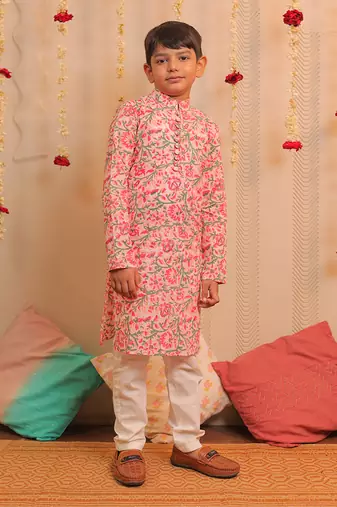 Pink Kamal Kurta Pyjama