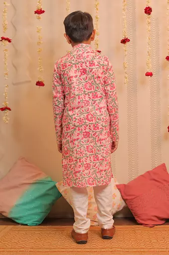 Pink Kamal Kurta Pyjama