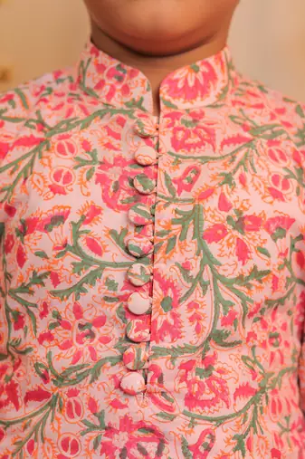 Pink Kamal Kurta Pyjama
