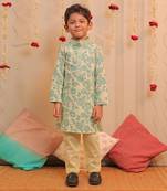 Yellow Lily Kurta Pyjama