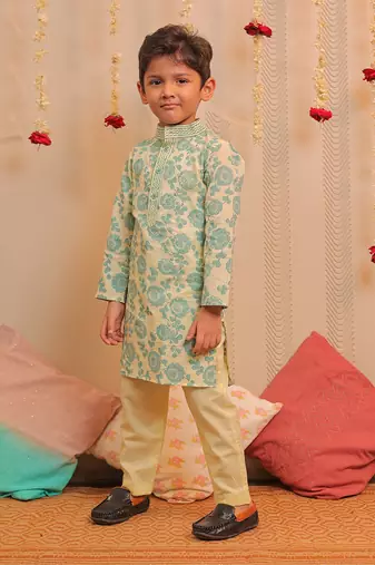 Yellow Lily Kurta Pyjama