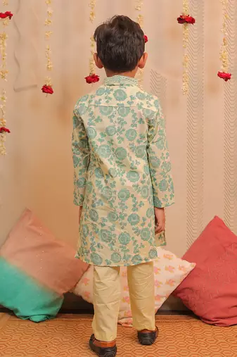 Yellow Lily Kurta Pyjama