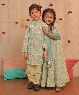 Yellow Lily Kurta Pyjama 5