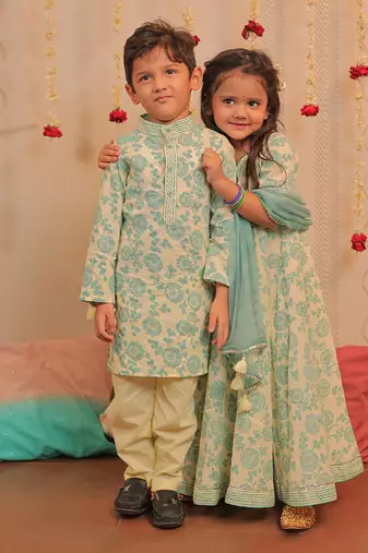 Yellow Lily Long Anarkali With Dupatta