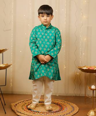 Green Kurta Set 1